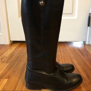 Tall Black Frye Boots